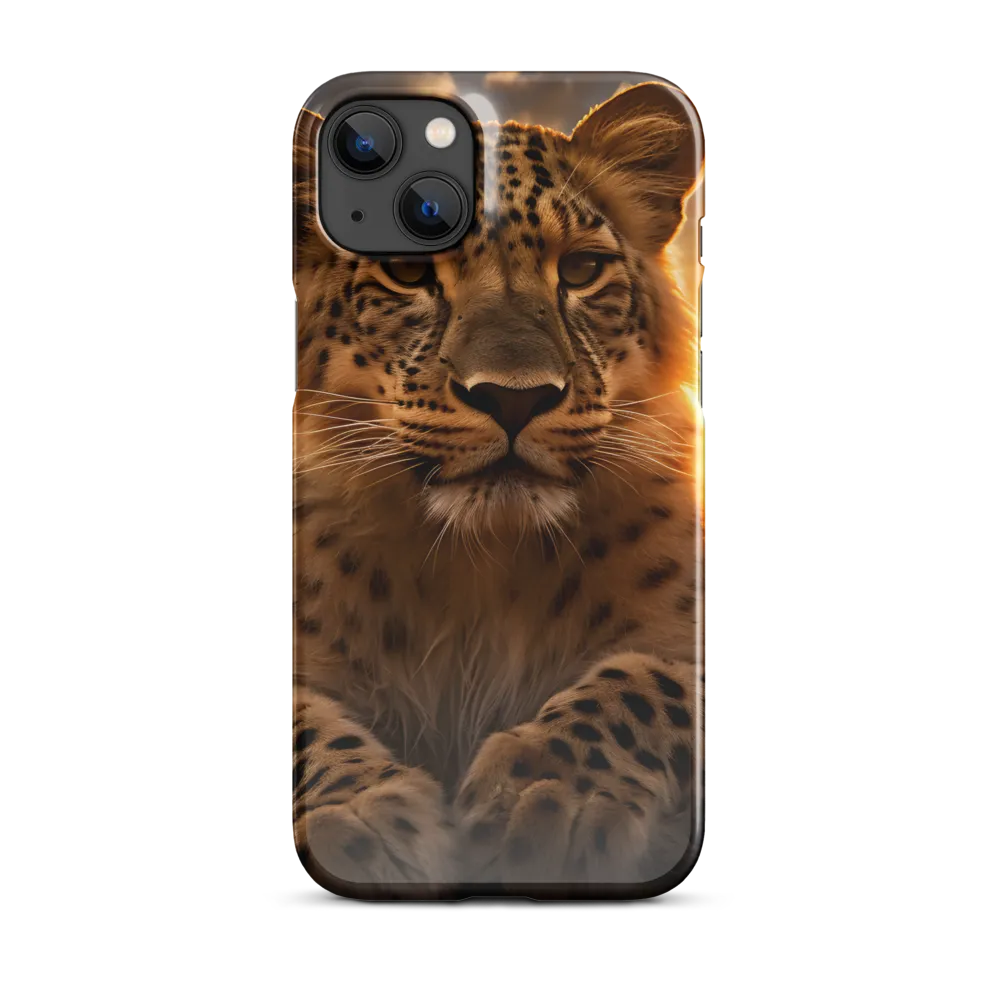 Regal Presence: The Leopard at Sunset