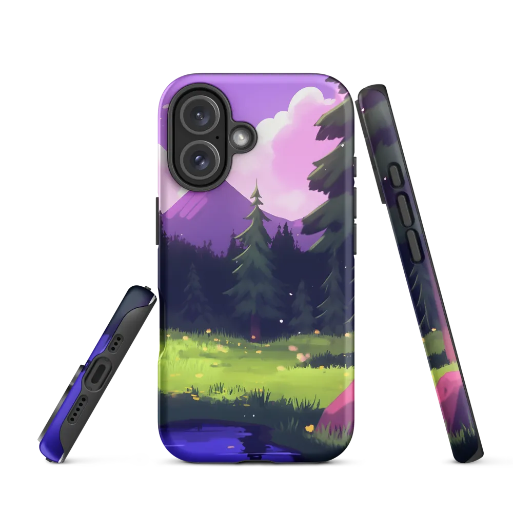 Tranquil Mountain Escape | Phone Case |  16 | Tough Case | Matte