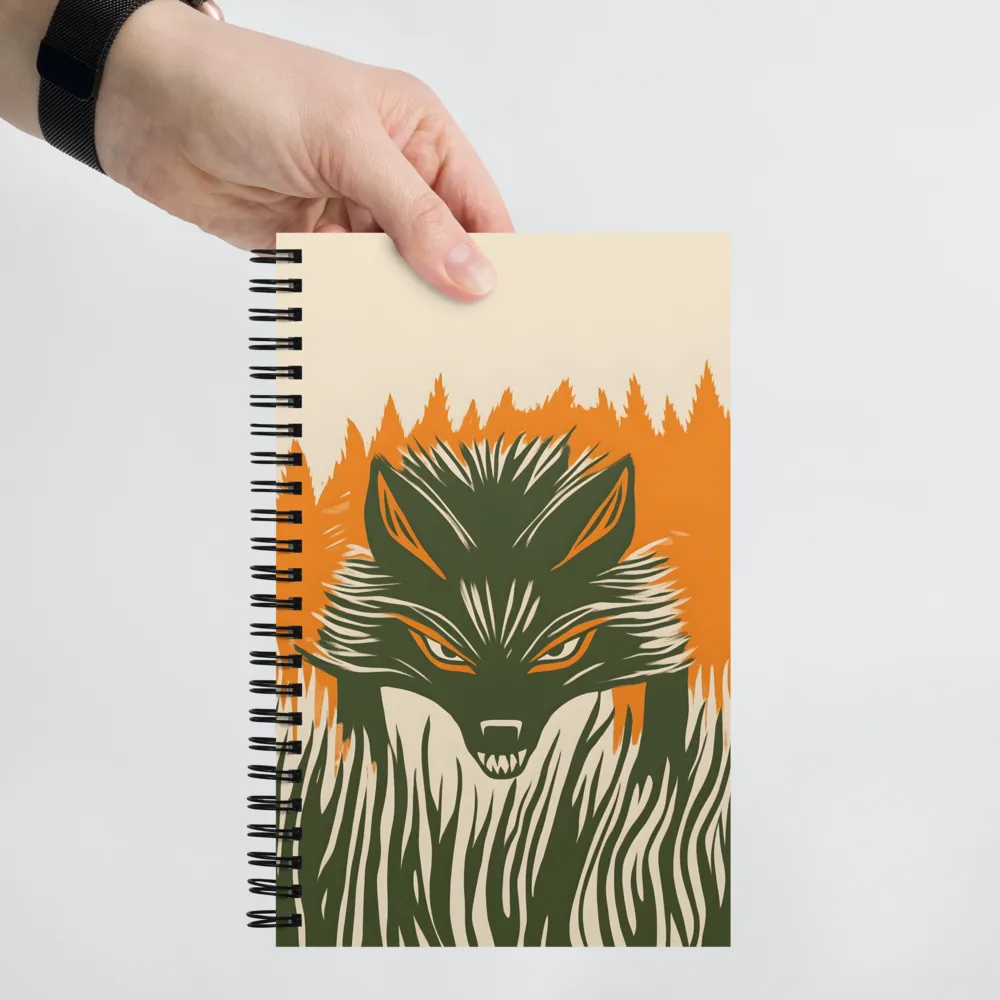 The Fierce Guardian of the Forest | Spiral Notebook