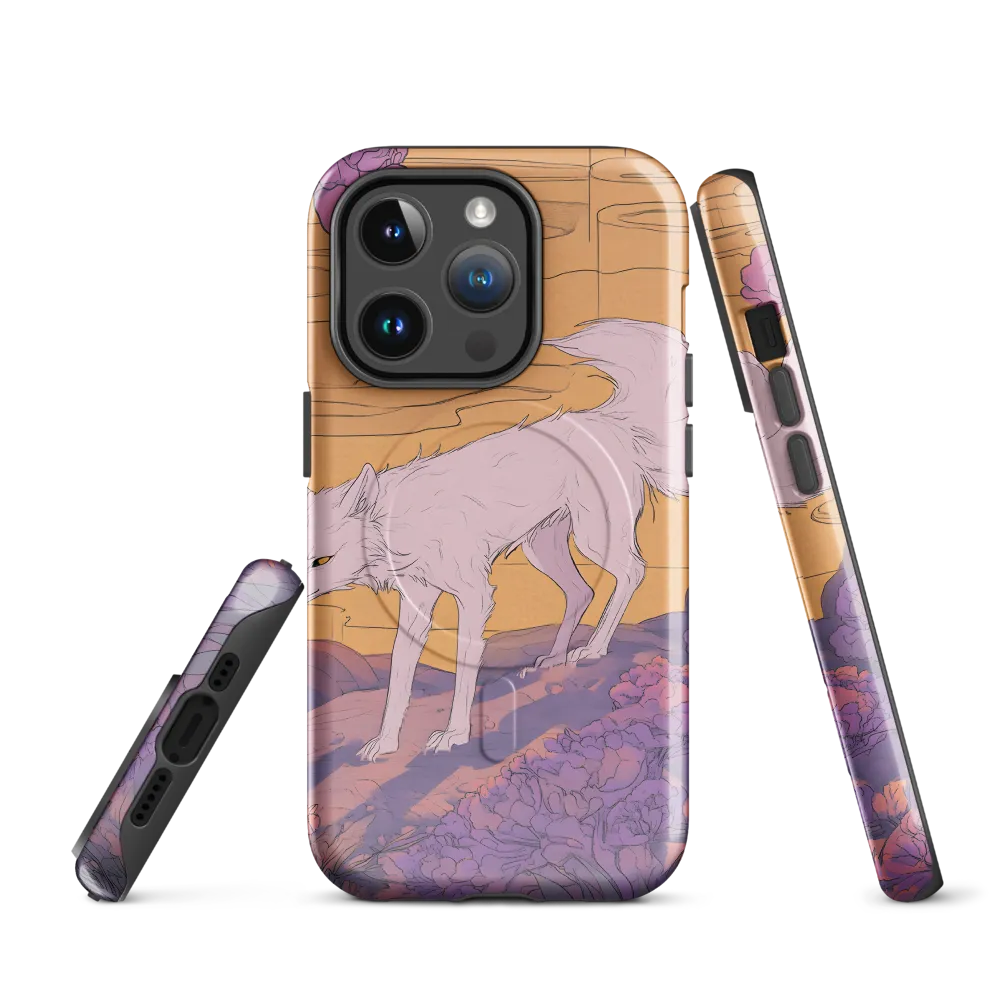 Whispers of the Violet Dawn | Phone Case |  14 Pro | MagSafe® Tough Case | Glossy