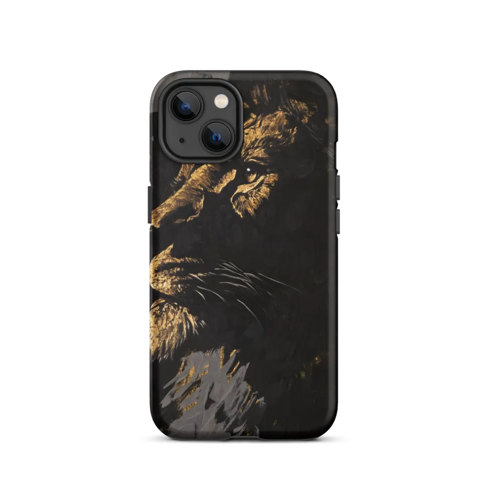 Majestic Gaze: The Golden Lion