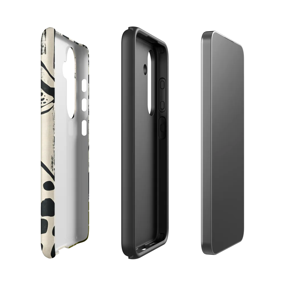 Leopard in Silhouette: A Modern Appeal | Phone Case |  S24 | Tough Case | Matte