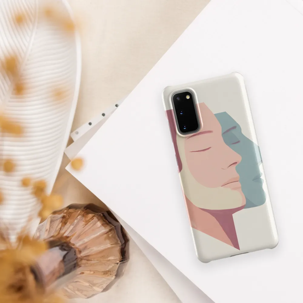 Dual Facets of Serenity | Phone Case |  S20 | Snap Case | Matte
