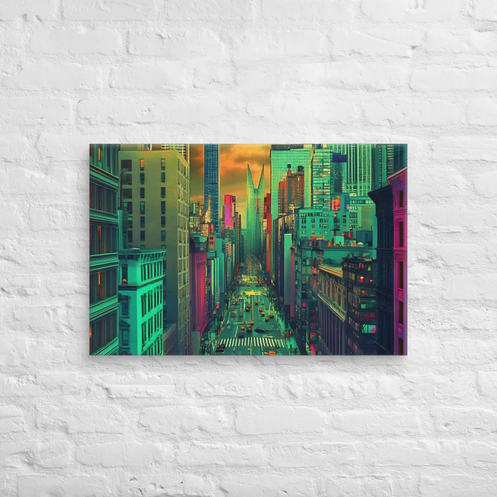 Urban Surrealism: Neon Dreams | Canvas | 20″×30″