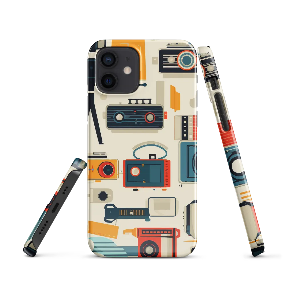 Retro Camera Collection: A Nostalgic Journey | Phone Case |  12 | Snap Case | Glossy