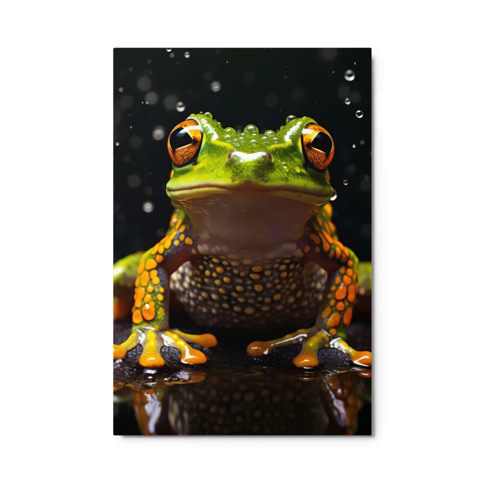Emerald Elegance: The Frog in Focus