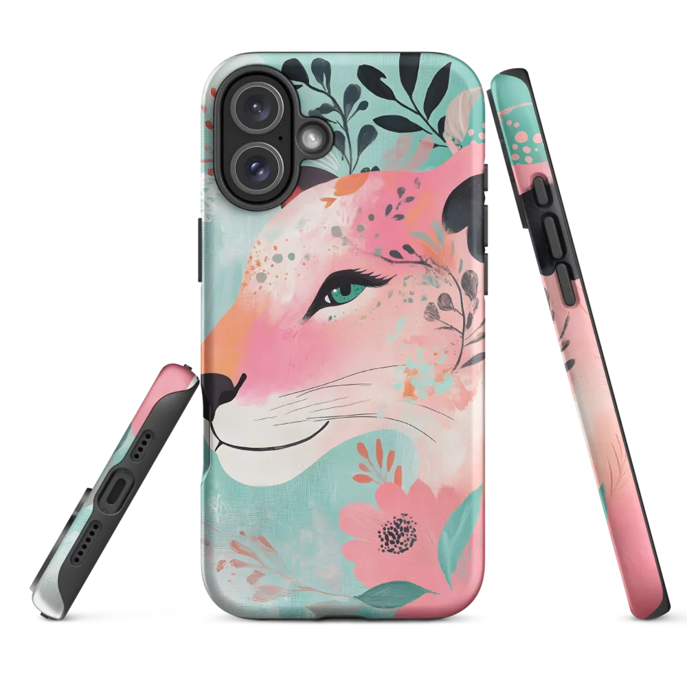 Whimsical Majesty: A Floral Lion