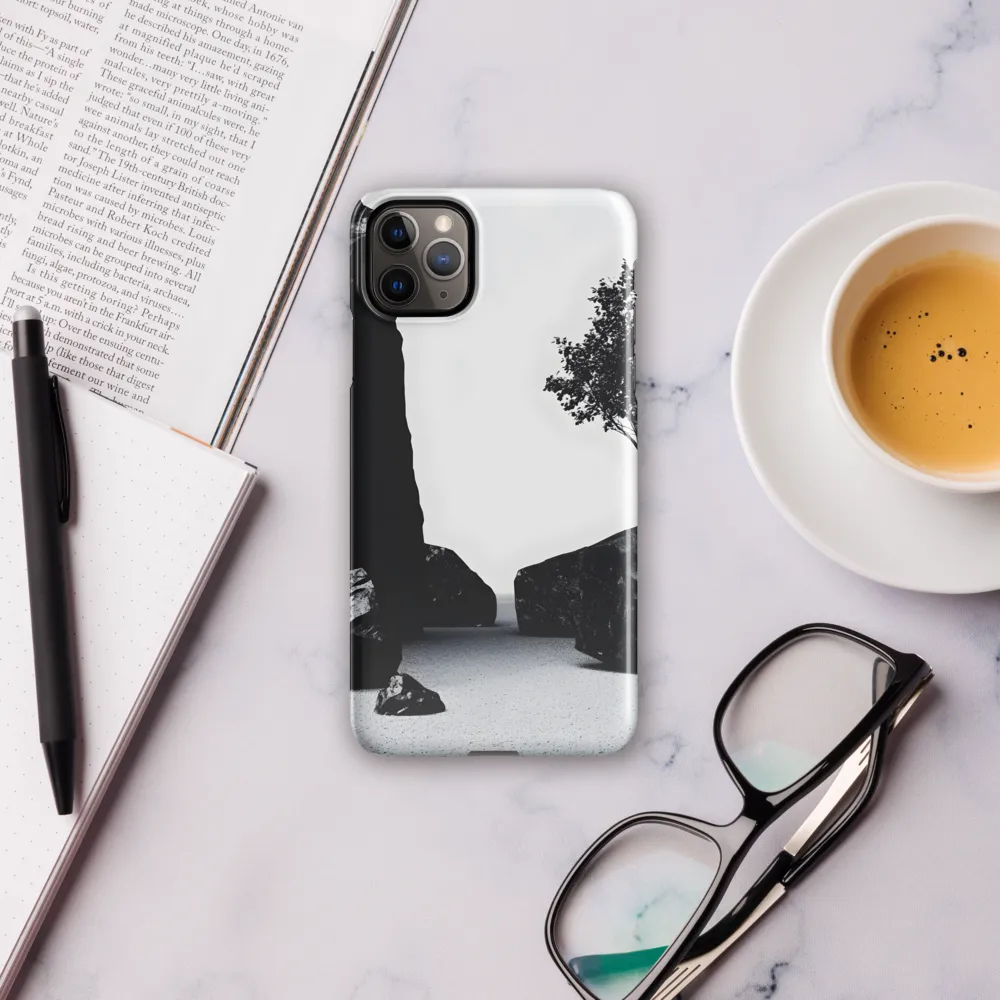 Serenity in Monochrome | Phone Case |  11 Pro Max | Snap Case | Glossy