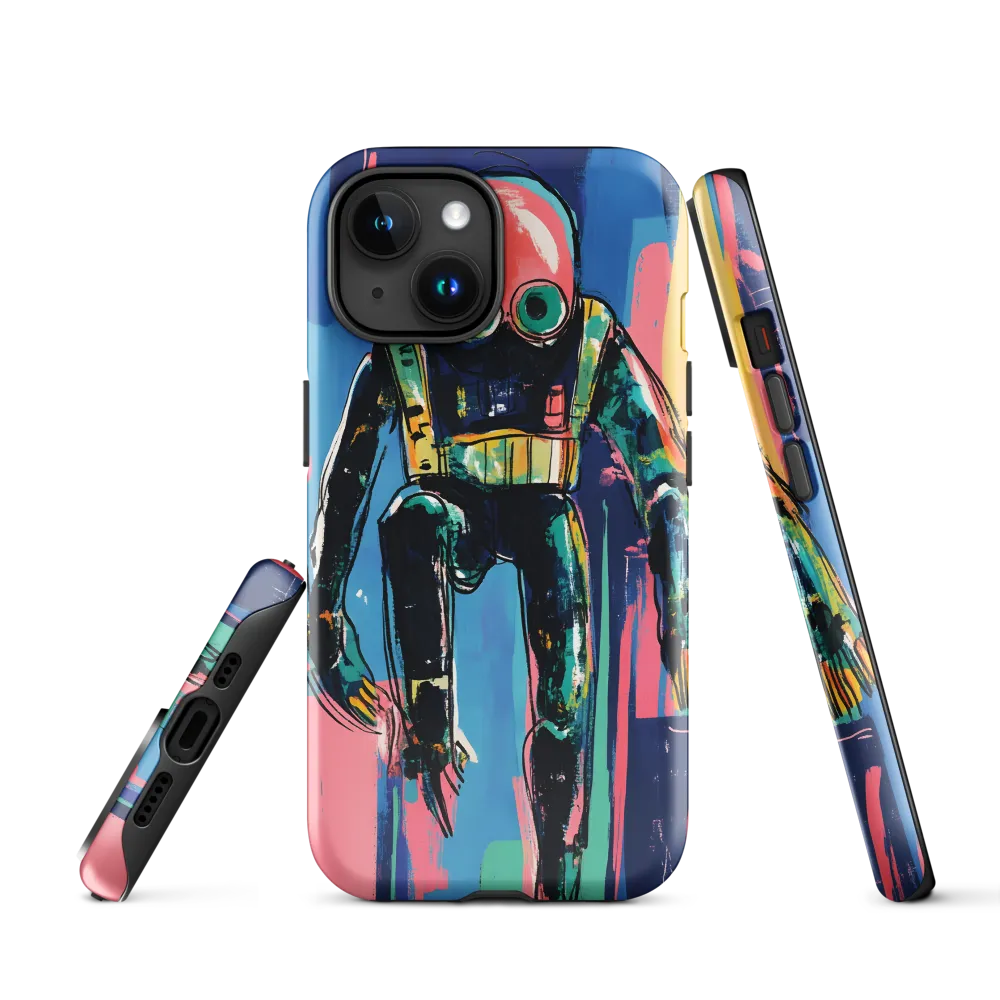 Diver in Vibrant Motion