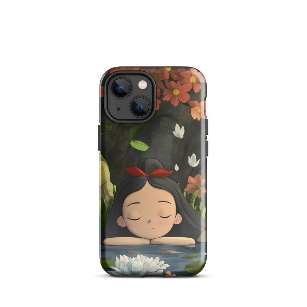 Tranquility by the Waterside | Phone Case |  13 mini | Tough Case | Glossy
