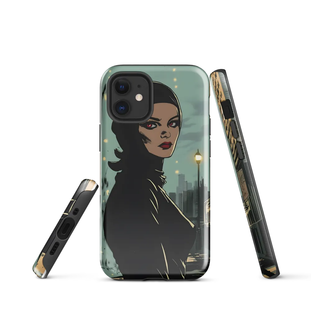 Shadows of Intrigue | Phone Case |  12 mini | Tough Case | Glossy