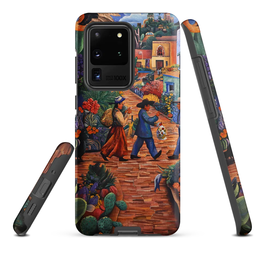 A Mosaic Journey Through Colorful Landscapes