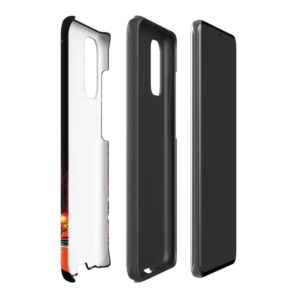 Neon Pulse of the City | Phone Case |  S20 Plus | Tough Case | Matte