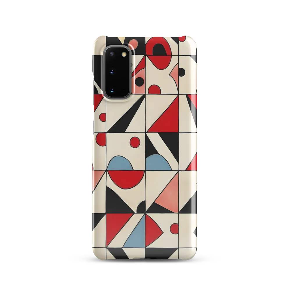 Dynamic Geometric Harmony | Phone Case |  S20 | Snap Case | Glossy
