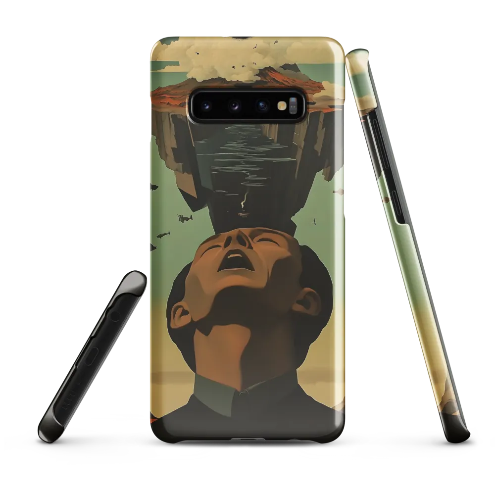 Awakening Thoughts: A Surreal Journey | Phone Case |  S10 Plus | Snap Case | Glossy