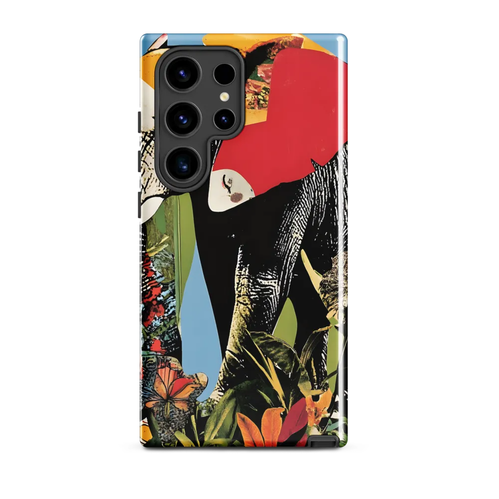 Harmony of Nature: The Elephant's Embrace | Phone Case |  S24 Ultra | Tough Case | Glossy