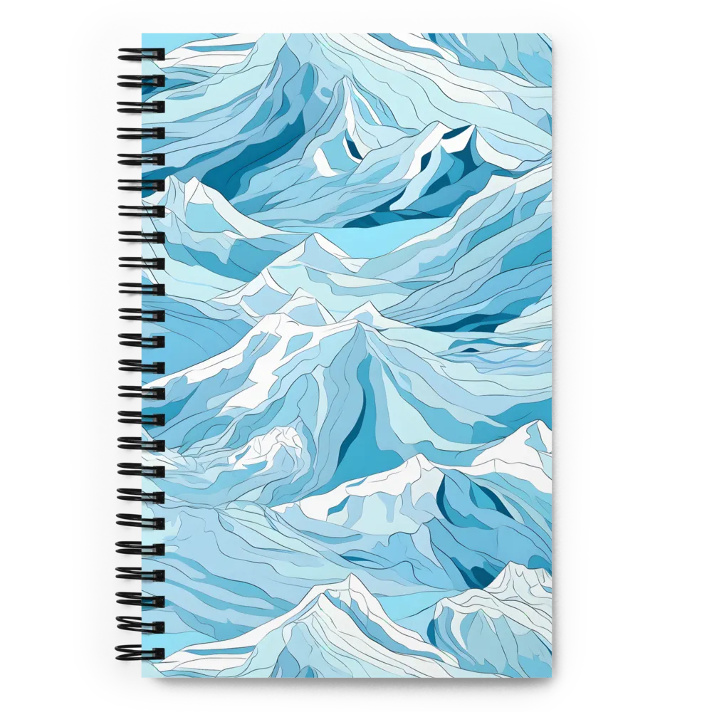 Majestic Peaks of Serenity | Spiral Notebook