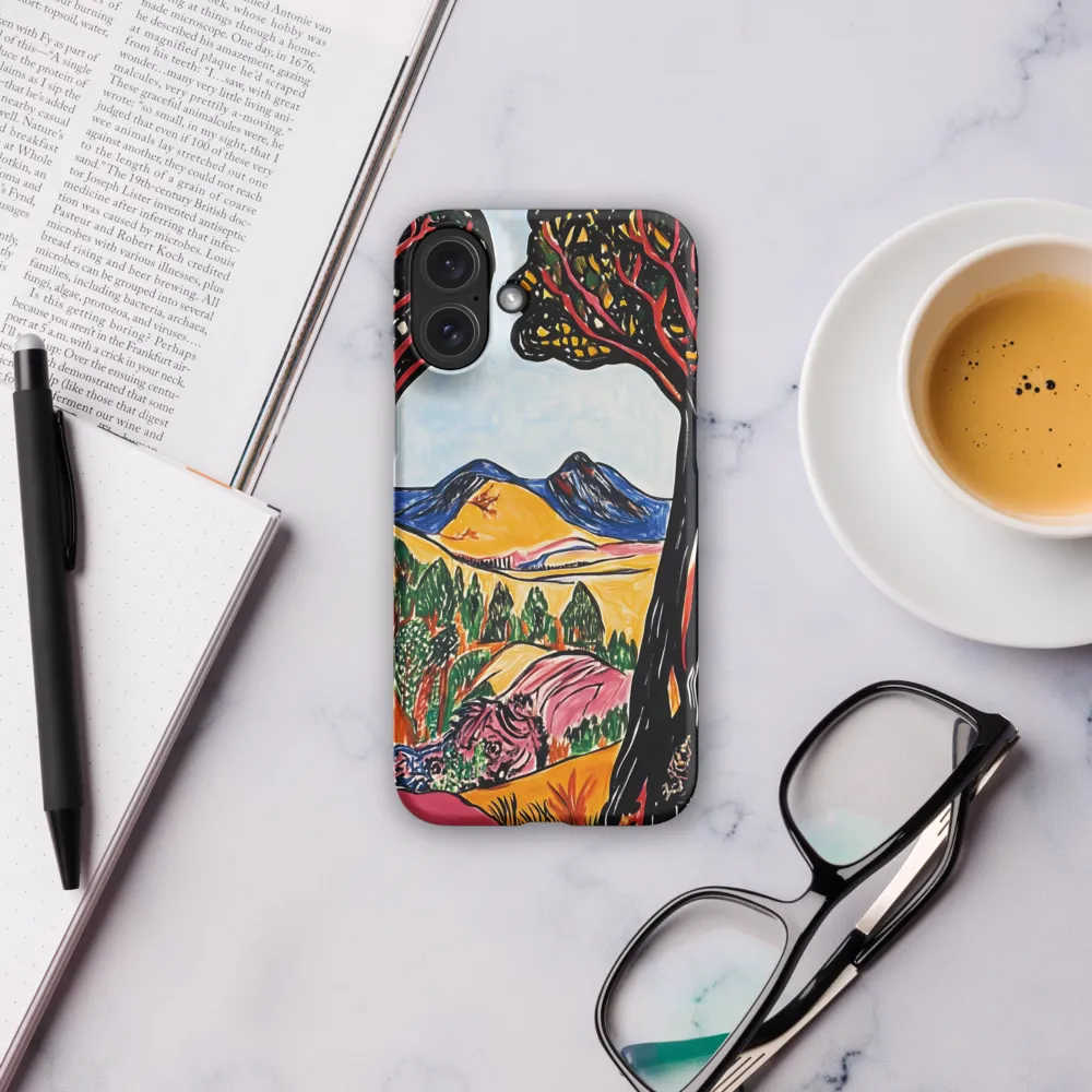 Vibrant Nature's Embrace | Phone Case |  16 Plus | Snap Case | Matte