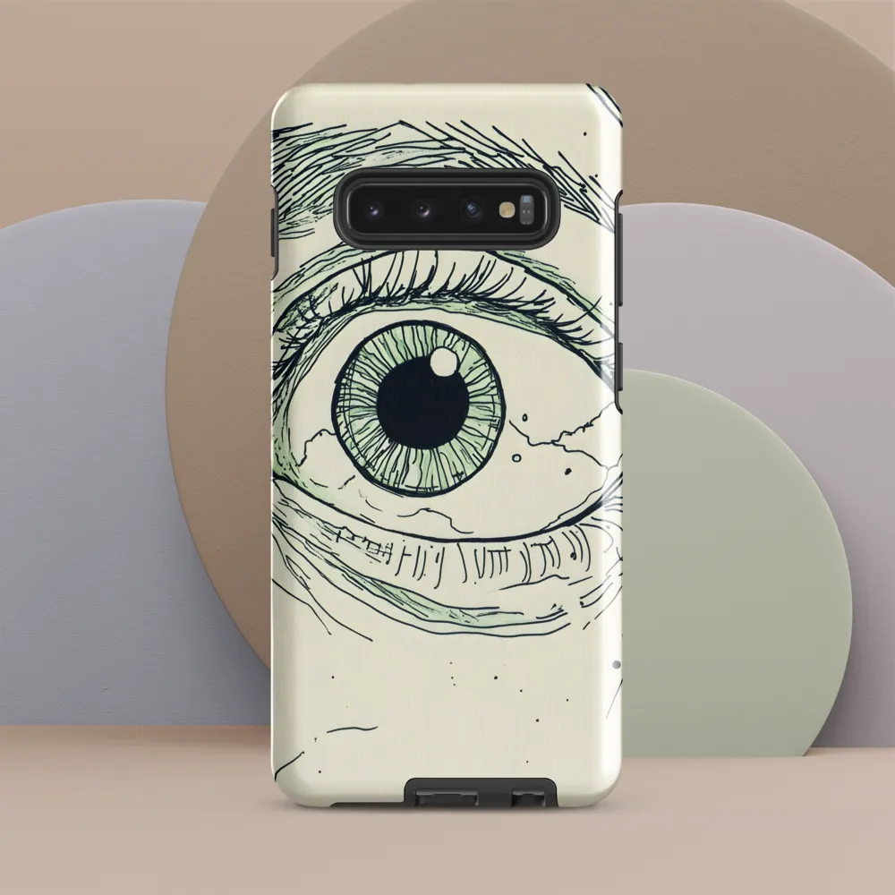 Observant Gaze | Phone Case |  S10 Plus | Tough Case | Glossy