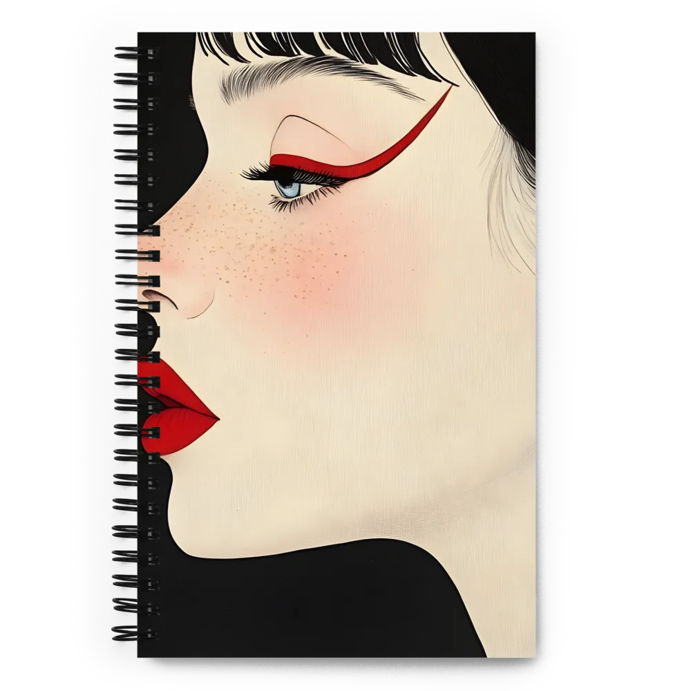 Elegance in Profile | Spiral Notebook