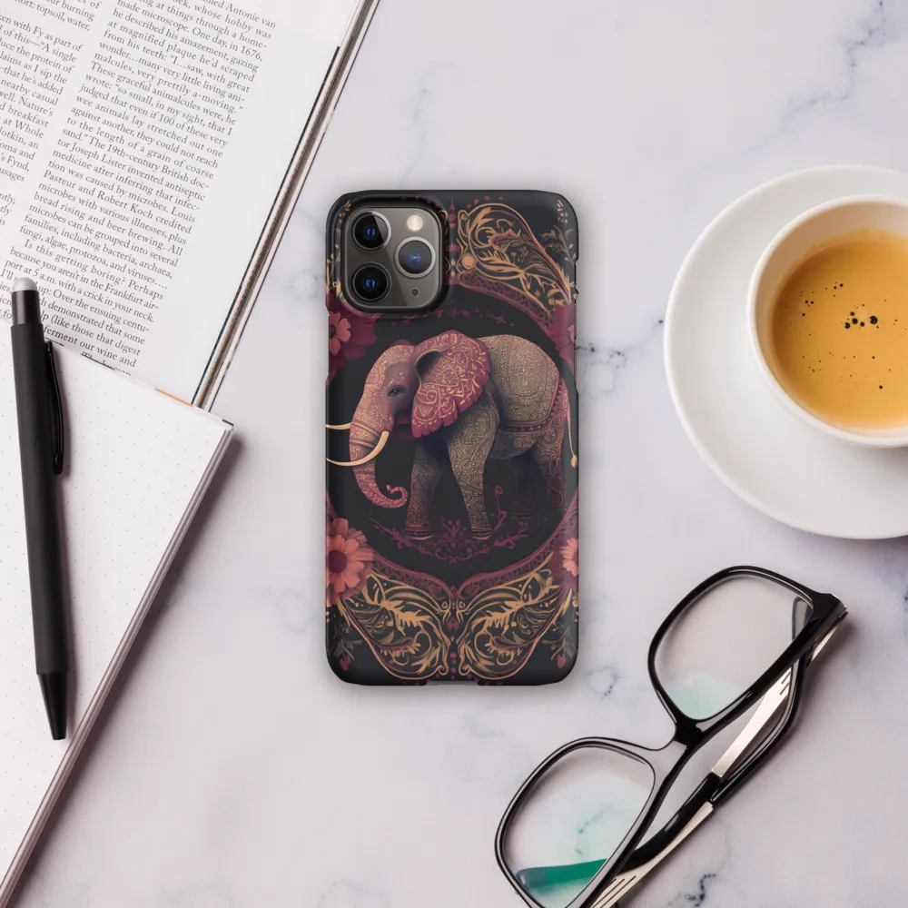 Regal Reverie: The Ornate Elephant | Phone Case |  11 Pro | Snap Case | Matte