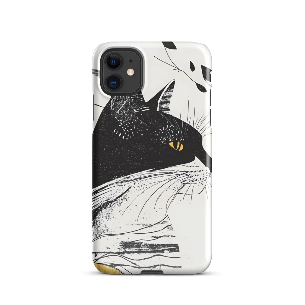 Whiskered Elegance: A Minimalist Cat Profile