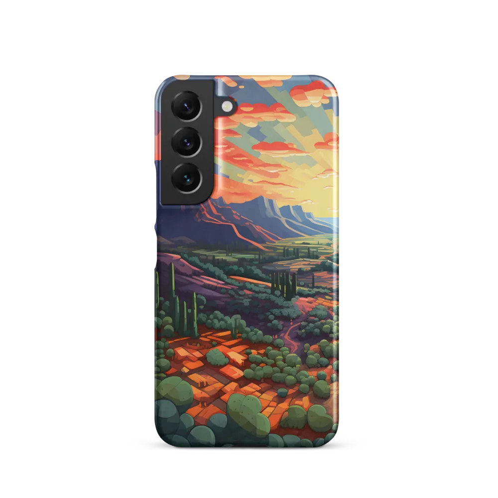 Desert Serenity at Dusk | Phone Case |  S22 | Snap Case | Matte
