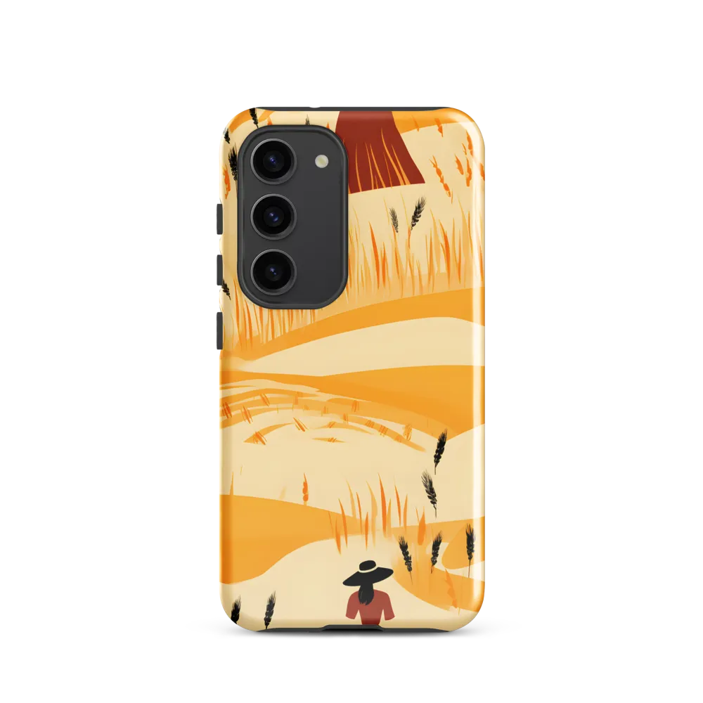 Embracing the Fields: A Floral Journey | Phone Case |  S23 | Tough Case | Glossy