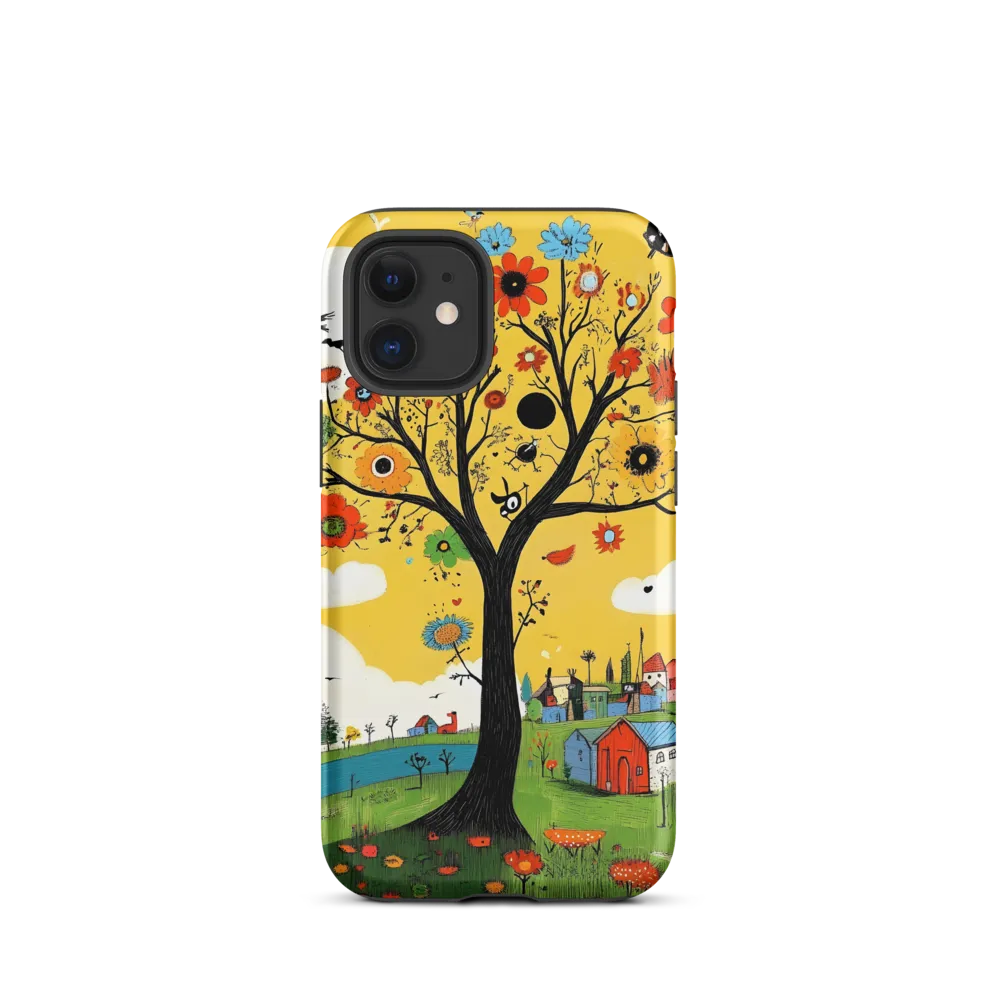 Whimsical Blooms of Life | Phone Case |  12 mini | Tough Case | Matte
