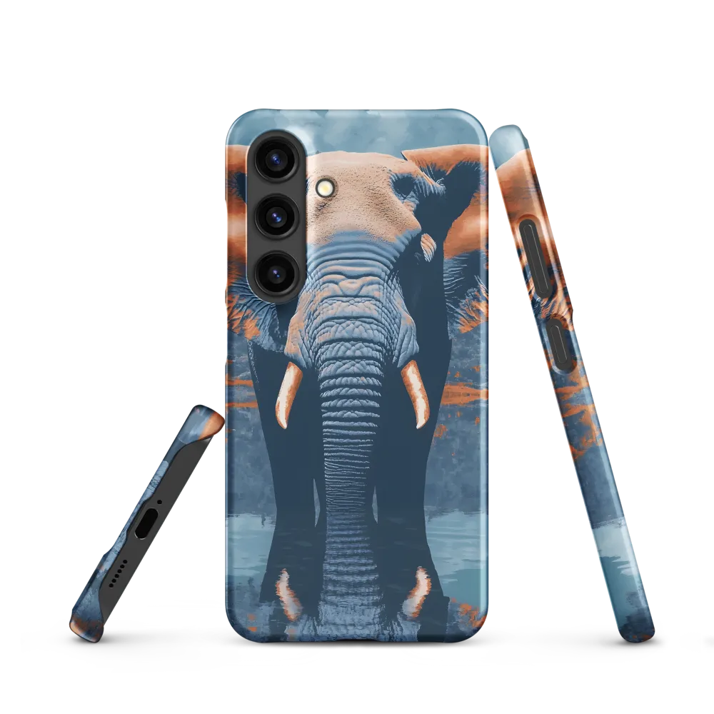 Majestic Reflection: The Elephant's Serenade