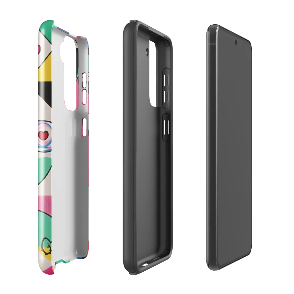 Dynamic Interplay of Shapes | Phone Case |  S21 FE | Tough Case | Glossy