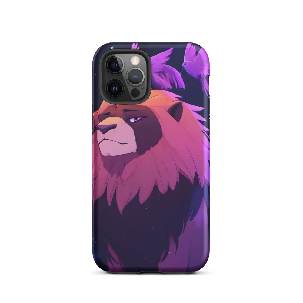 Regal Serenity: The Majestic Lion | Phone Case |  12 Pro | Tough Case | Matte