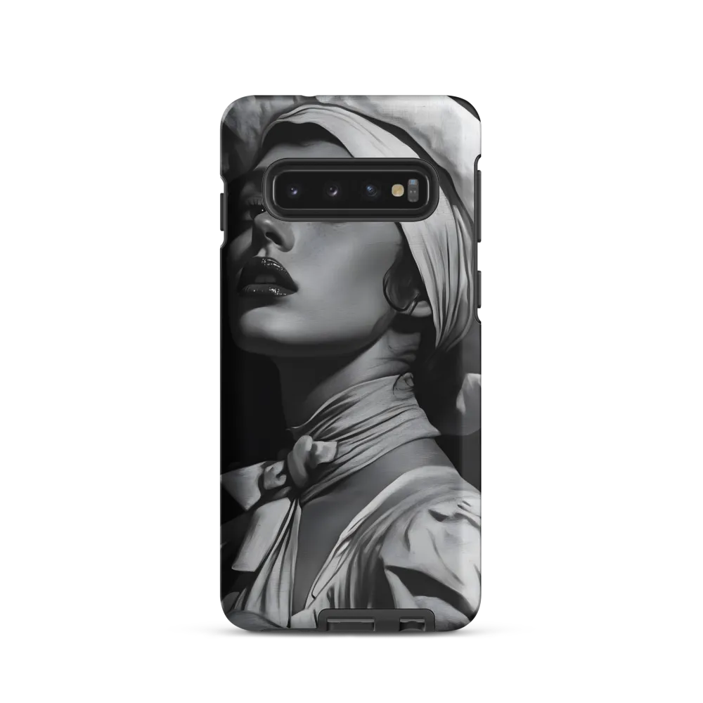 Timeless Elegance: A Charcoal Portrait of Grace