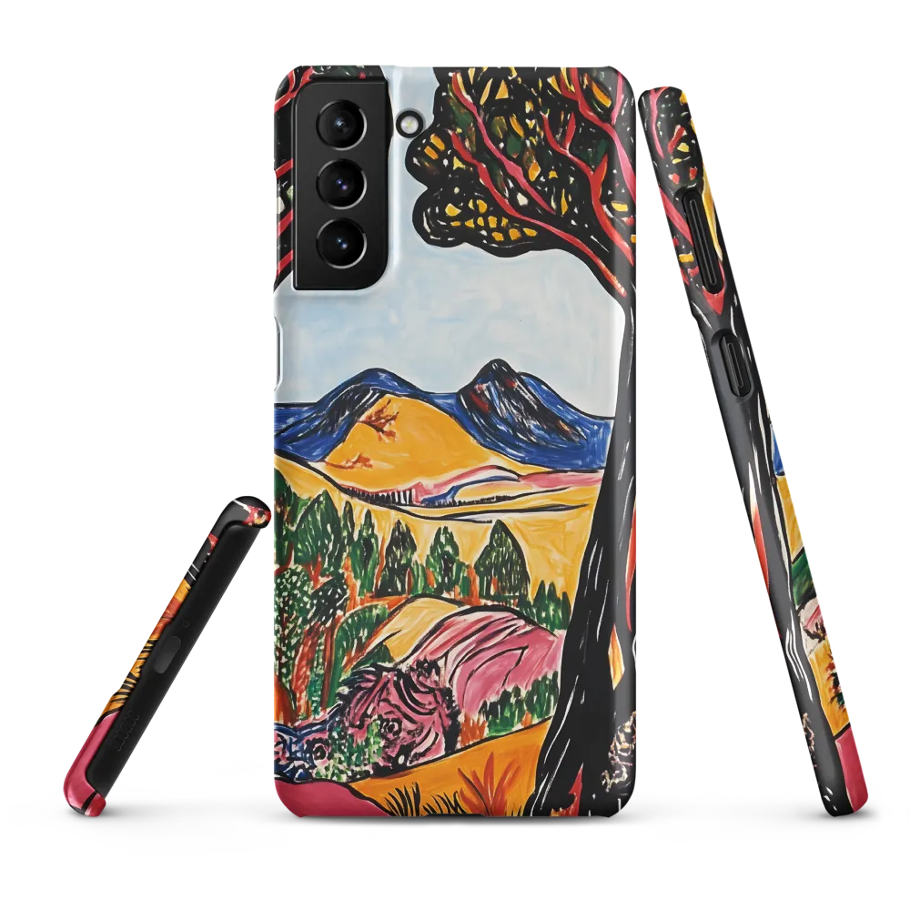 Vibrant Nature's Embrace | Phone Case |  S21 Plus | Snap Case | Matte