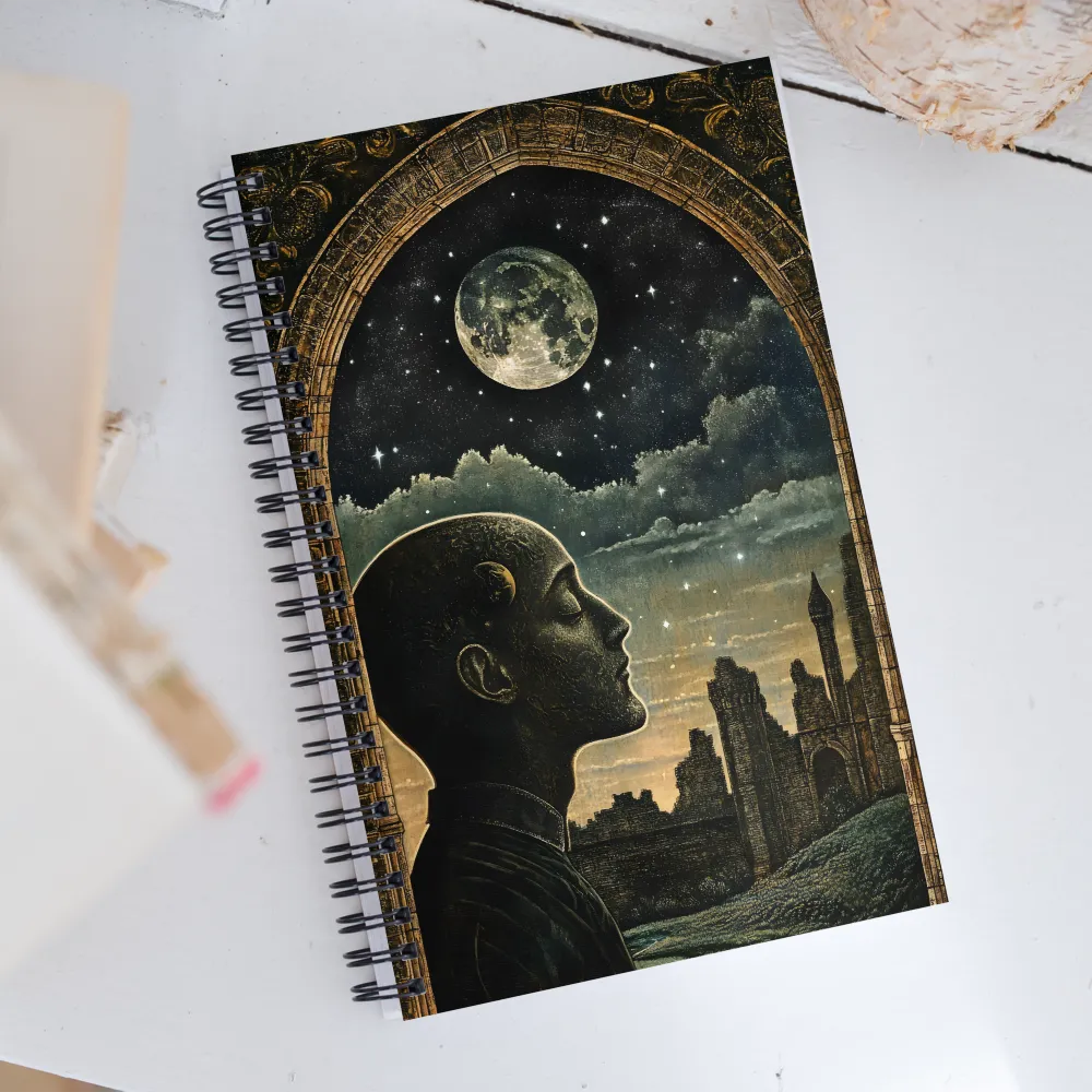 Whispers of the Moon | Spiral Notebook