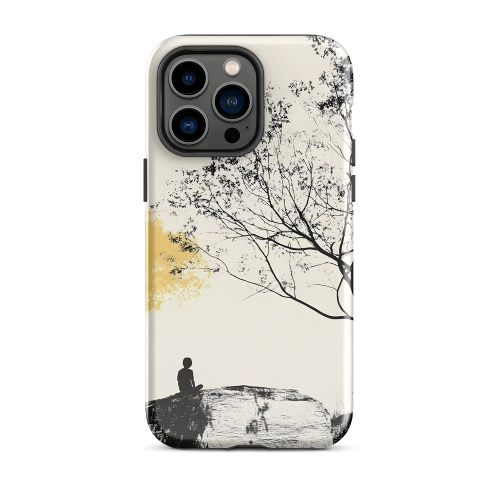 Whispers of Solitude | Phone Case |  14 Pro Max | Tough Case | Glossy