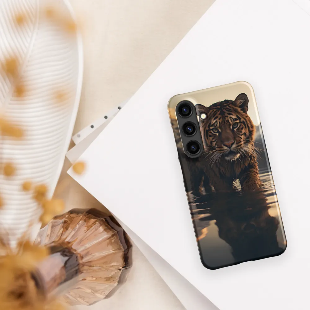 Majestic Reflection: The Tiger's Domain