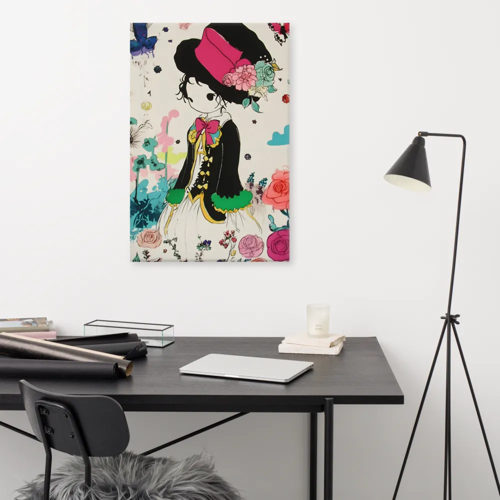 Whimsical Garden Reverie | Canvas | 24″×36″