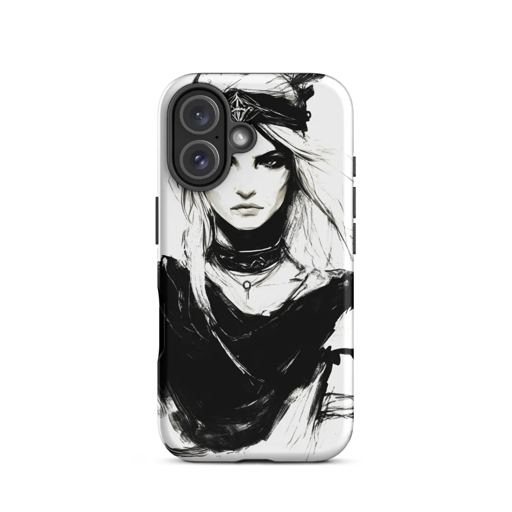 Intense Femininity in Monochrome | Phone Case