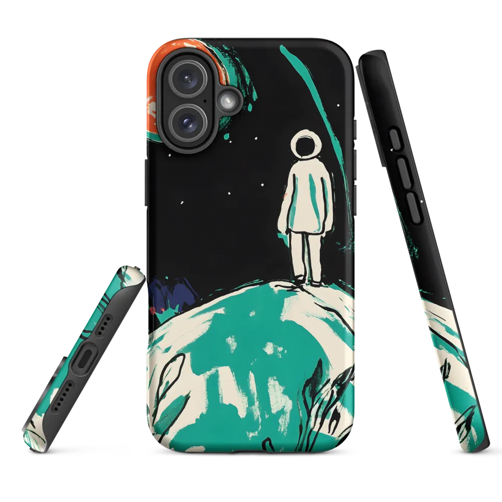 Solitary Explorations in the Cosmos | Phone Case |  16 Plus | Tough Case | Matte