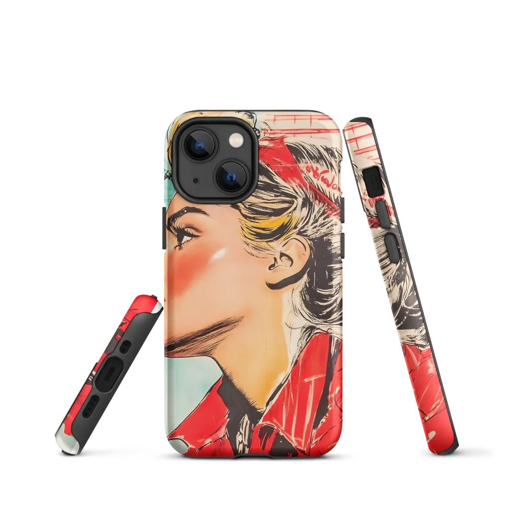 Empowered Elegance: A Pop Art Portrait | Phone Case |  13 mini | Tough Case | Matte