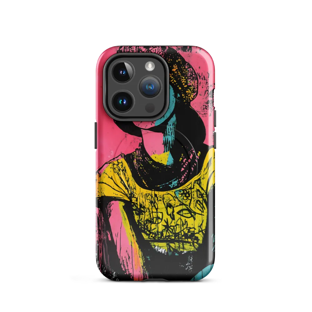Urban Elegance: A Graffiti Portrait
