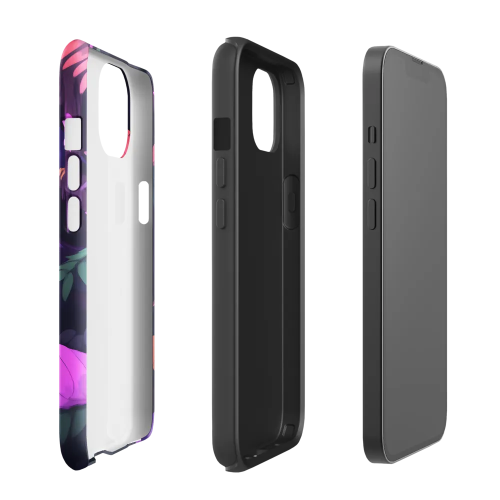 Tropical Parrot Playground | Phone Case |  13 | Tough Case | Glossy