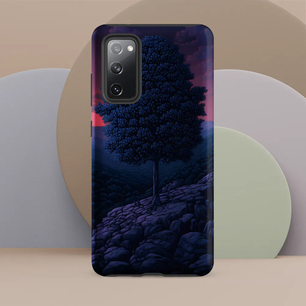 Solitary Sentinel: A Tree at Dusk