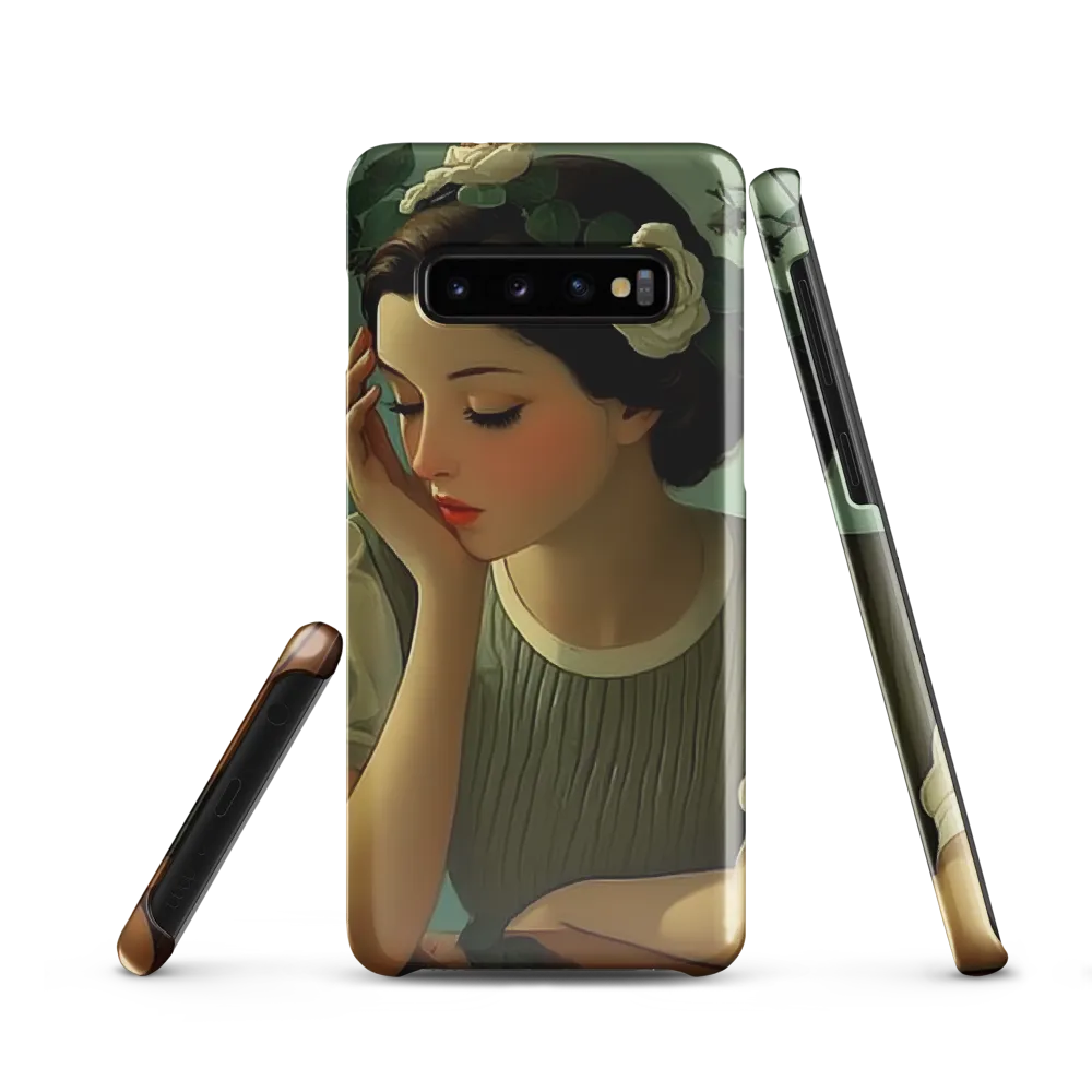 Whispers of Serenity | Phone Case |  S10 | Snap Case | Glossy
