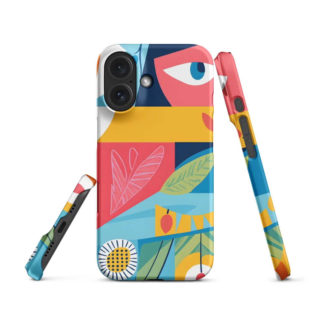 Vibrant Geometric Visage