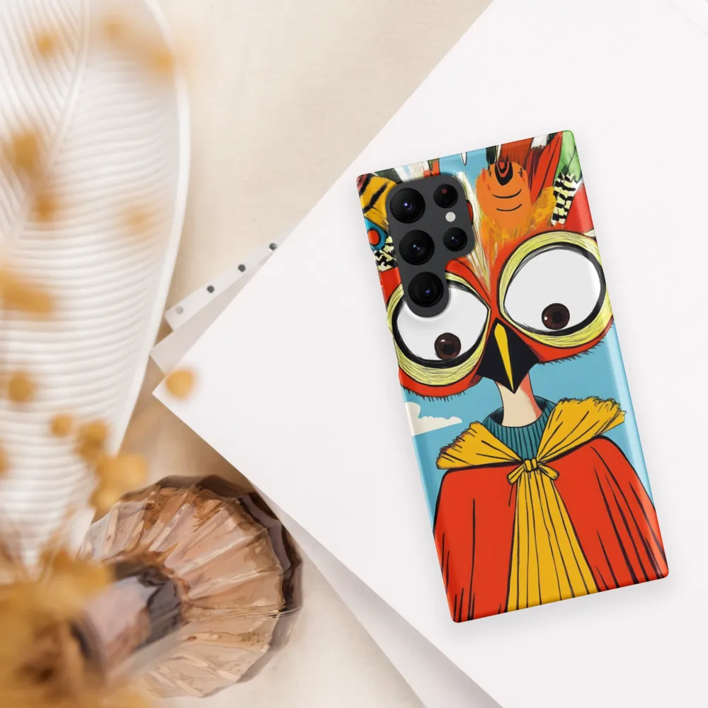 A Whimsical Encounter: The Owl-Human Fusion