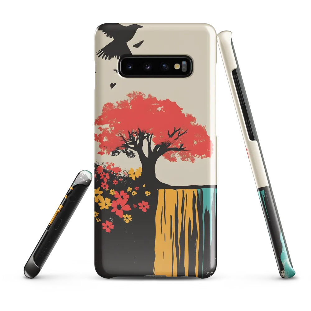 Serene Cascade of Colors | Phone Case |  S10 Plus | Snap Case | Glossy