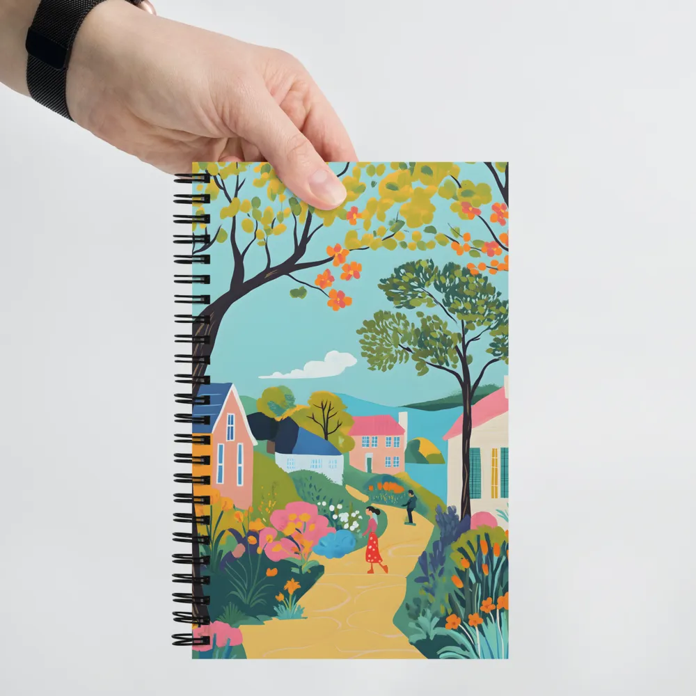 Charming Countryside Serenity | Spiral Notebook