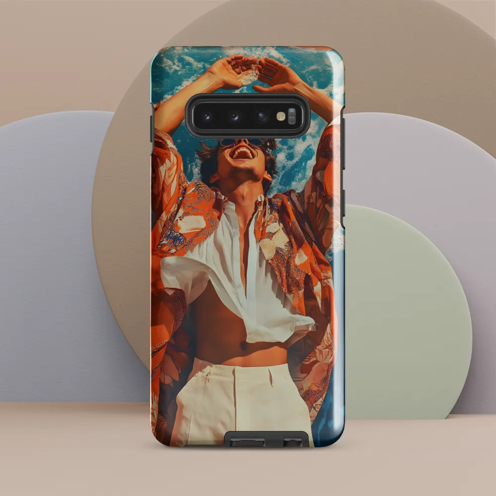 Ebb and Flow of Joy | Phone Case |  S10 Plus | Tough Case | Glossy